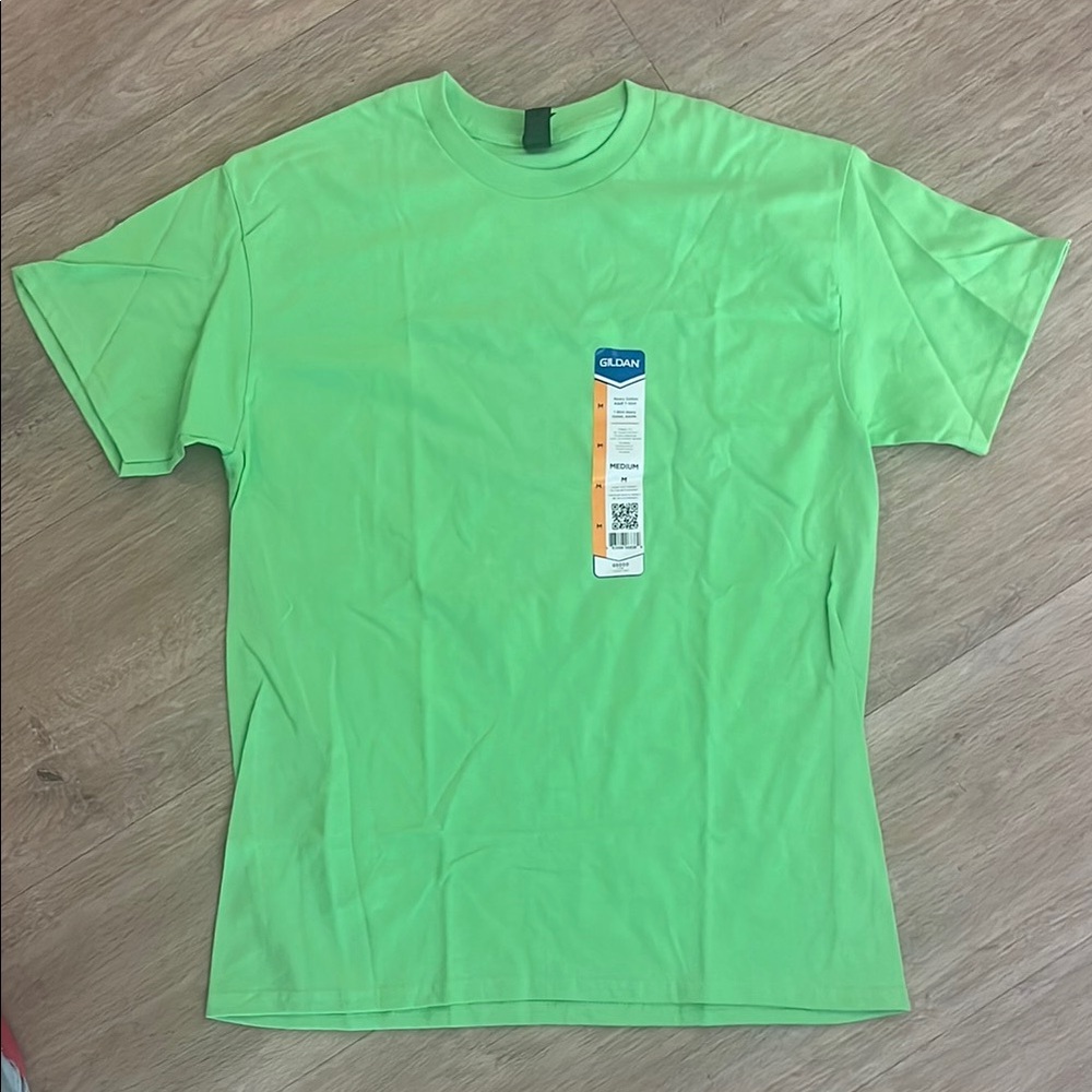 Gildan Men's Lime Green Short Sleeve Tee